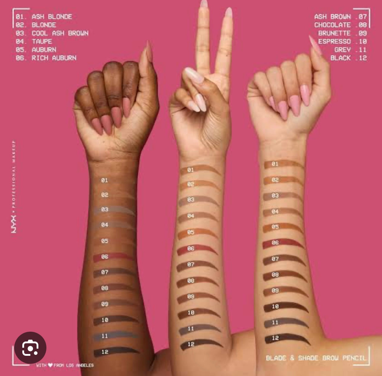 NYX Blade & Shade Nano Brow Mechanical Pencil