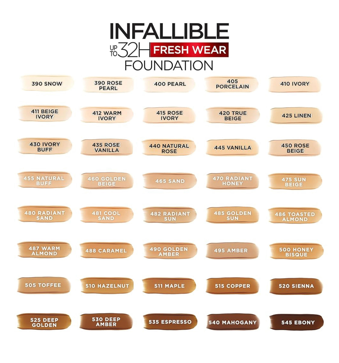 L'Oreal Paris Makeup Infallible Up to 32 Hour Fresh Wear Lightweight Foundation*