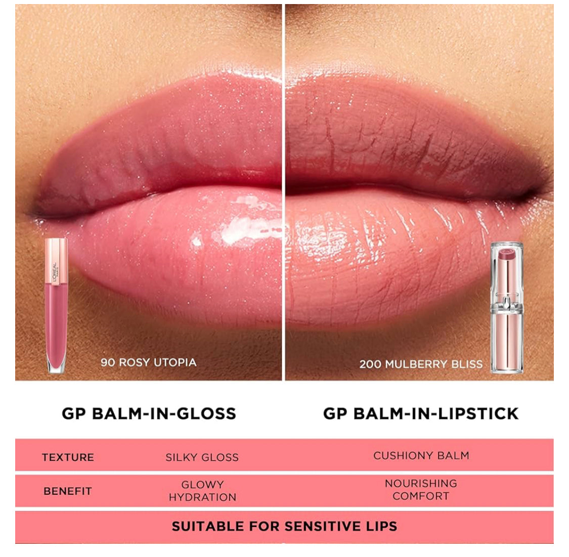 Loreal Paris Paradise Balm-in-Lipstick with Pomegranate Extract