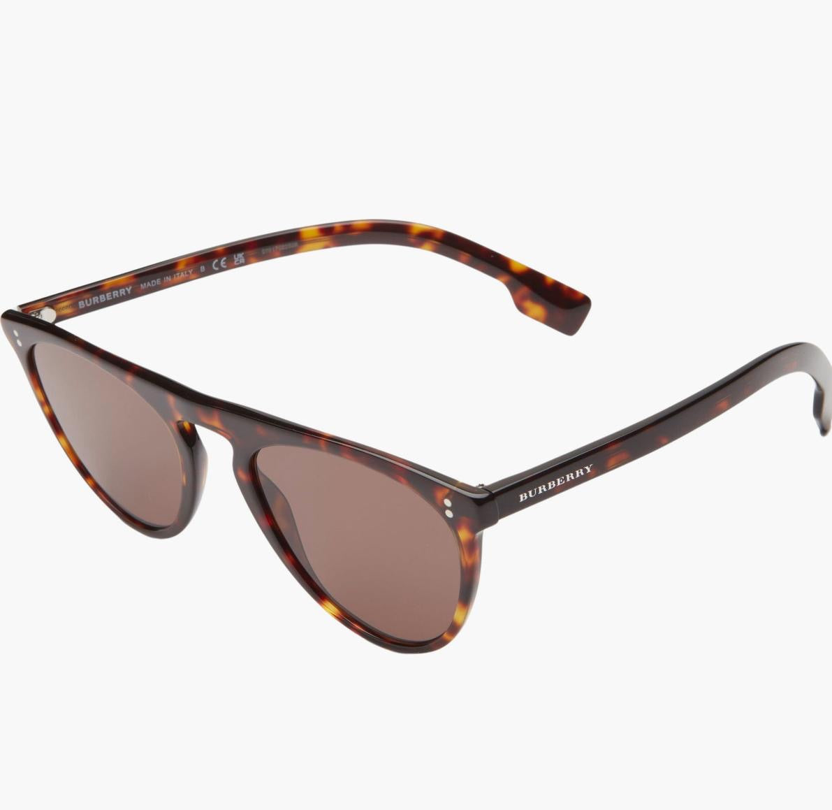 Burberry 54 mm havana brown solid sunglasses (unisex)