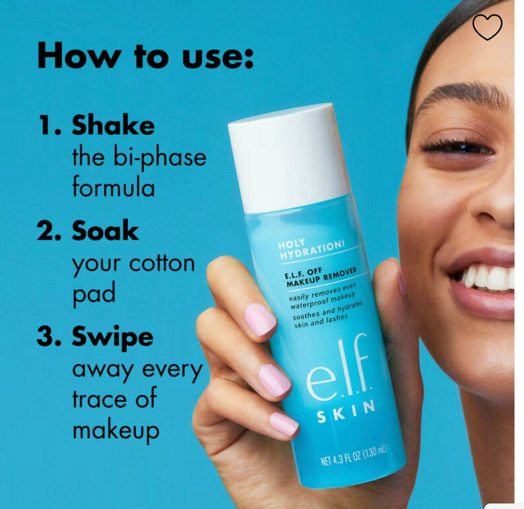 Elf Holy Hydration Makeup Remover