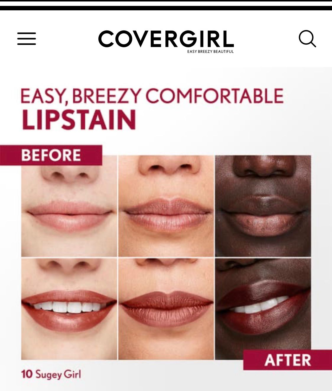 Cover girl Outlast Lipstain
