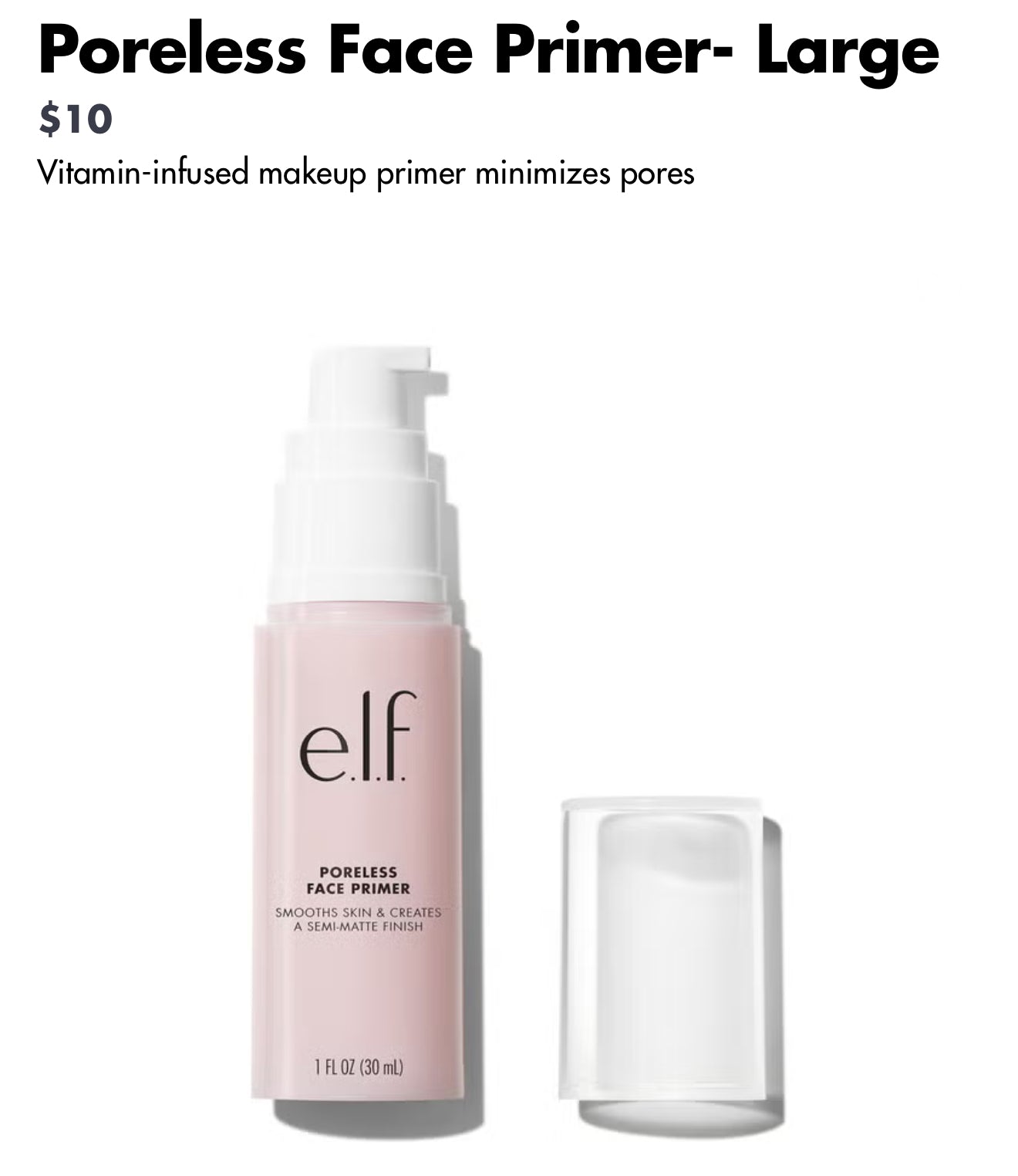 Elf Poreless Primer Large