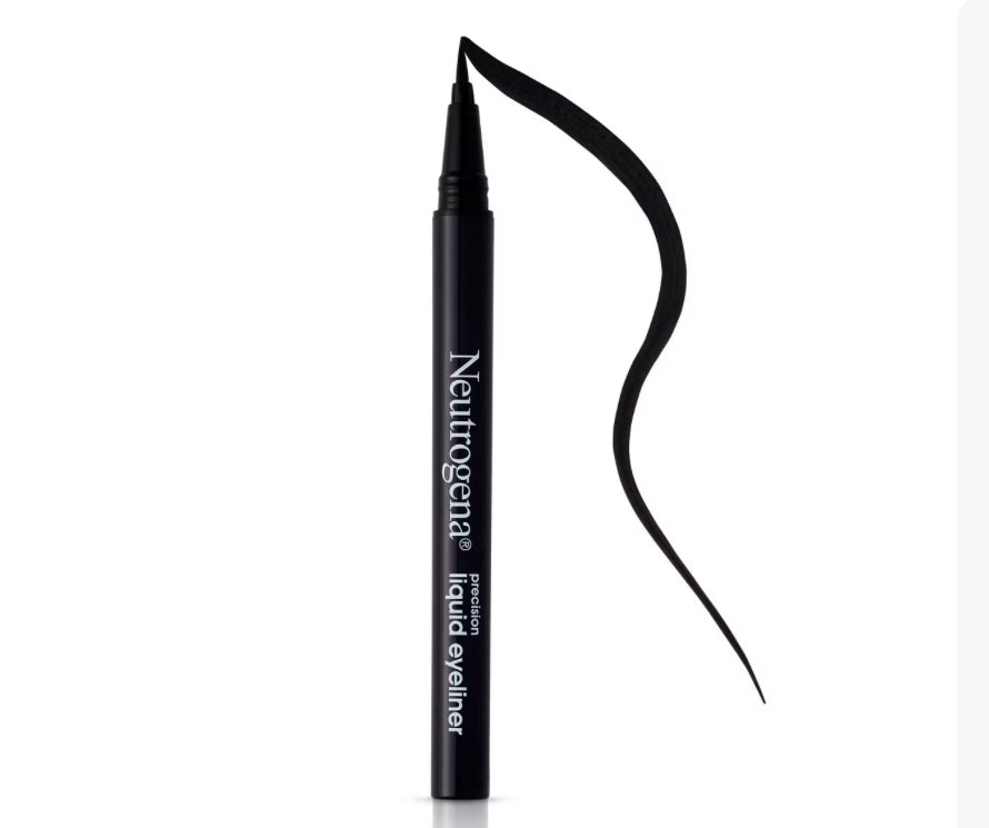 Neutrogena Precision Liquid Eyeliner, Smudge & Water-Resistant for Sensitive Eyes-PO