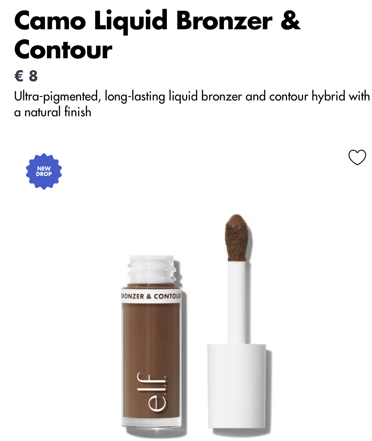 Elf Camo Liquid Bronzer & Contour