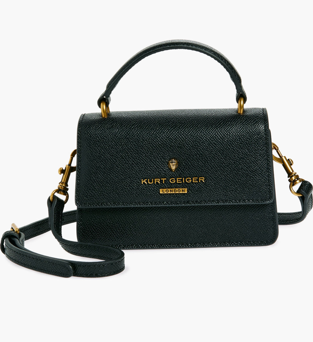 Kurt Geiger Richmond Small Top Handle Bag- Black