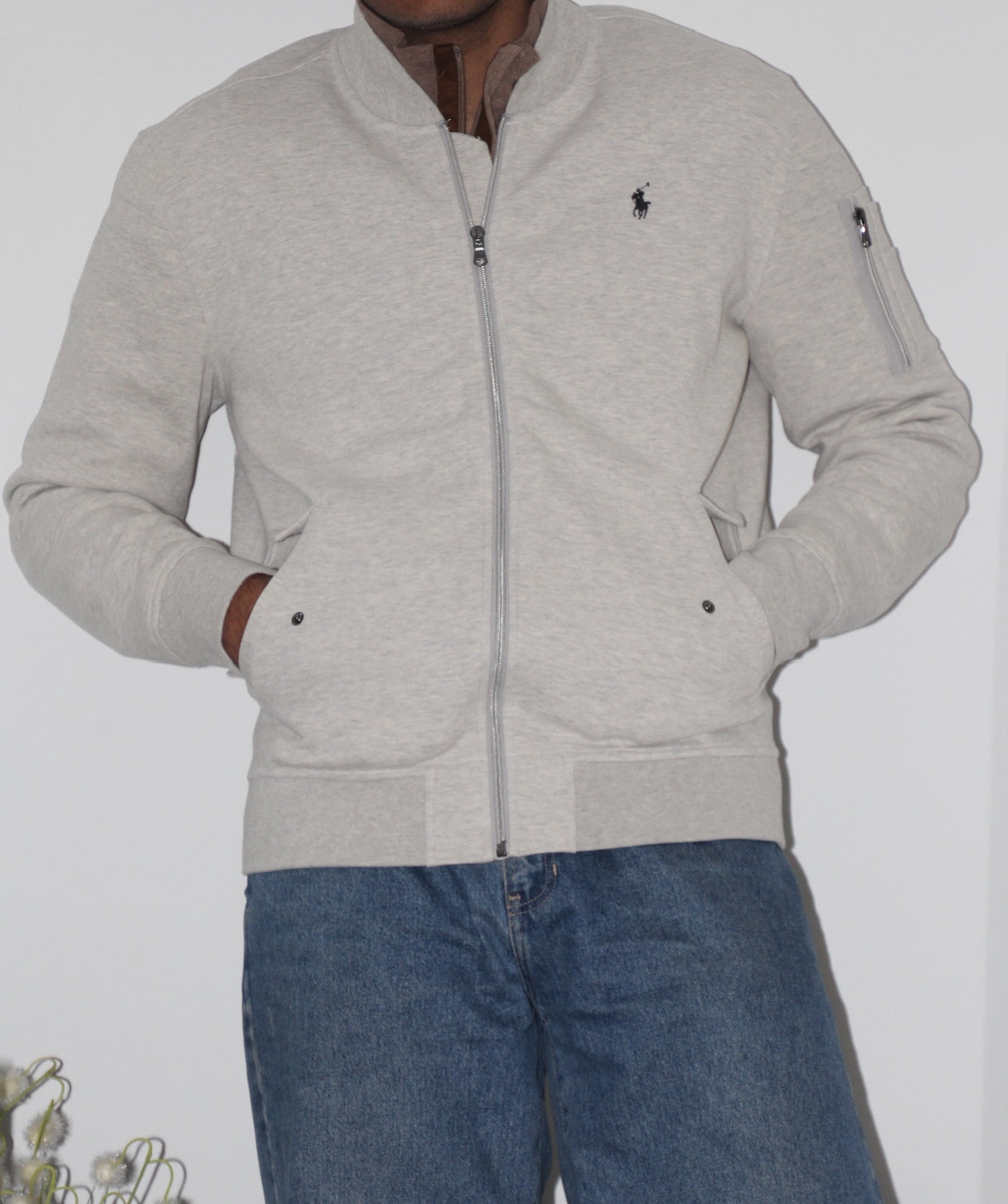Ralph Lauren Classic Heather Zip Up