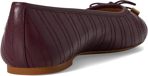 Ralph lauren Jayna Flats Burgundy