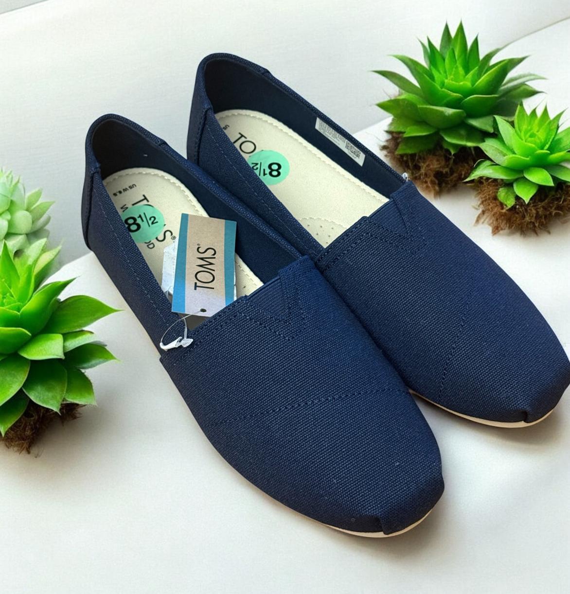 Toms women’s belmont navy espadrilles