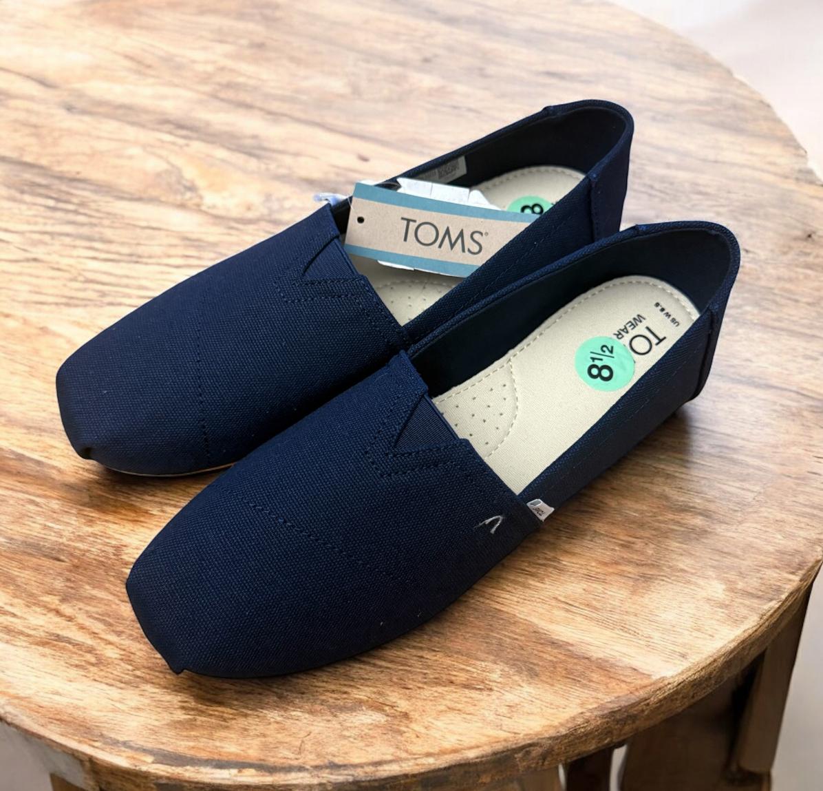 Toms women’s belmont navy espadrilles