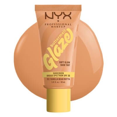 NYX BUTTERMELT GLAZE SOFT GLOW SKIN TINT SPF 30