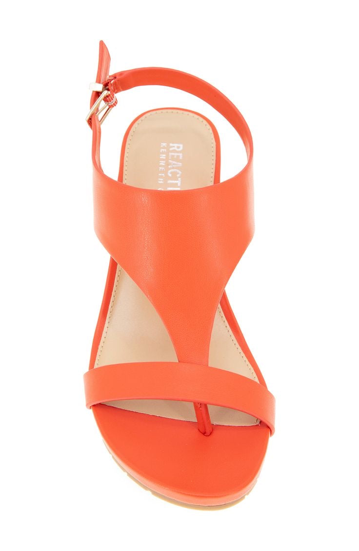 Kenneth Cole REACTION Women's Greatly Thong Wedge Sandal