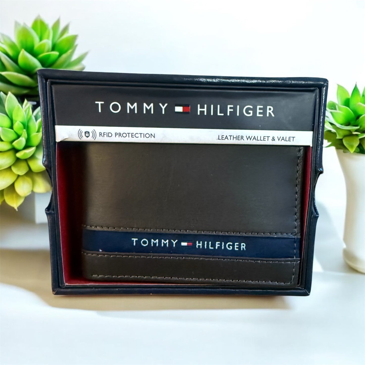 Tommy Hilfiger Brown Bifold Wallet