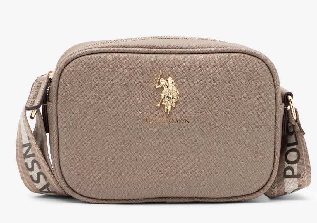 US Polo camera bag Dark Taupe
