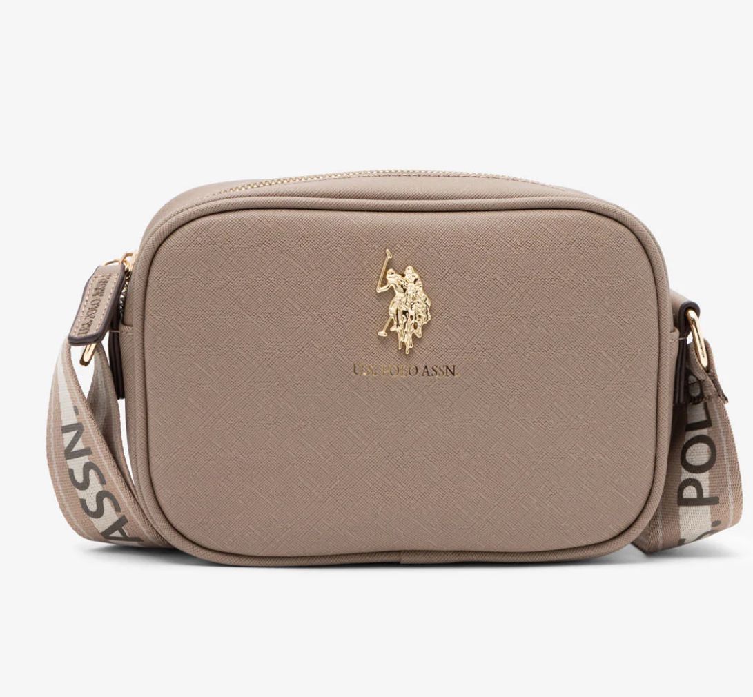 US Polo camera crossbody bag Light Taupe