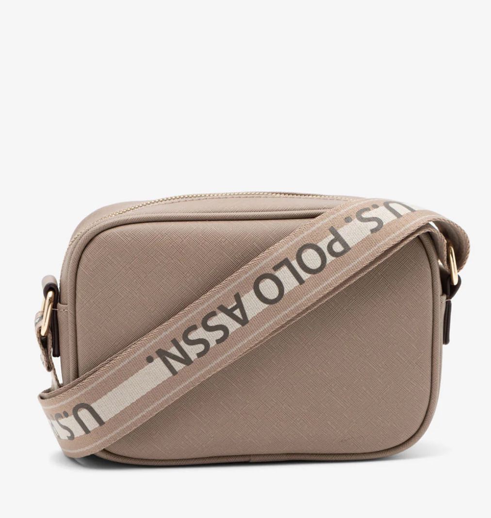 US Polo camera crossbody bag Light Taupe