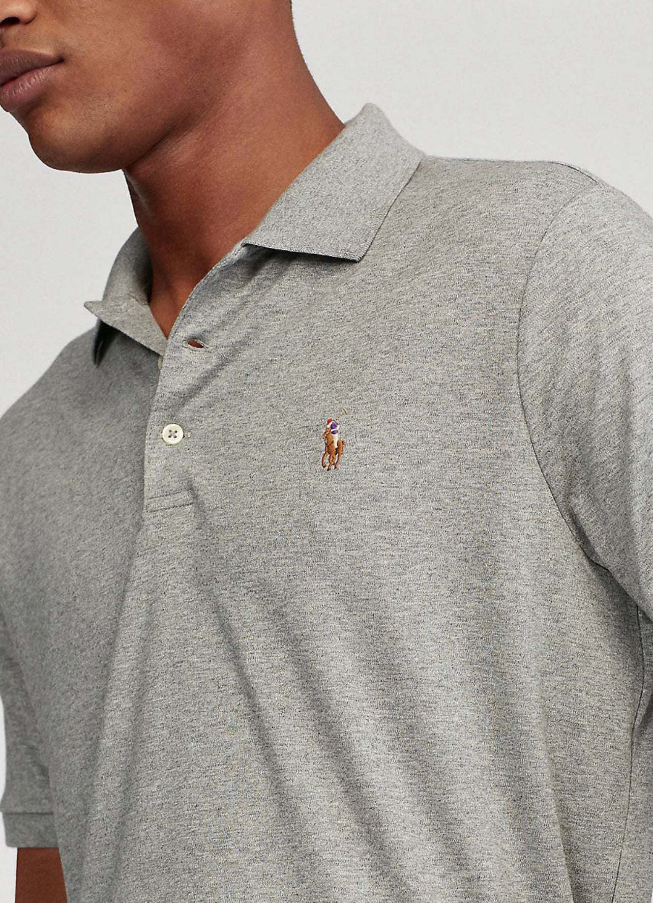 Ralph Lauren Small Pony Light Grey Polo