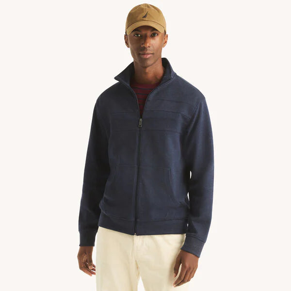 Nautica Men's Full-Zip Mock-Neck Sweatshirt