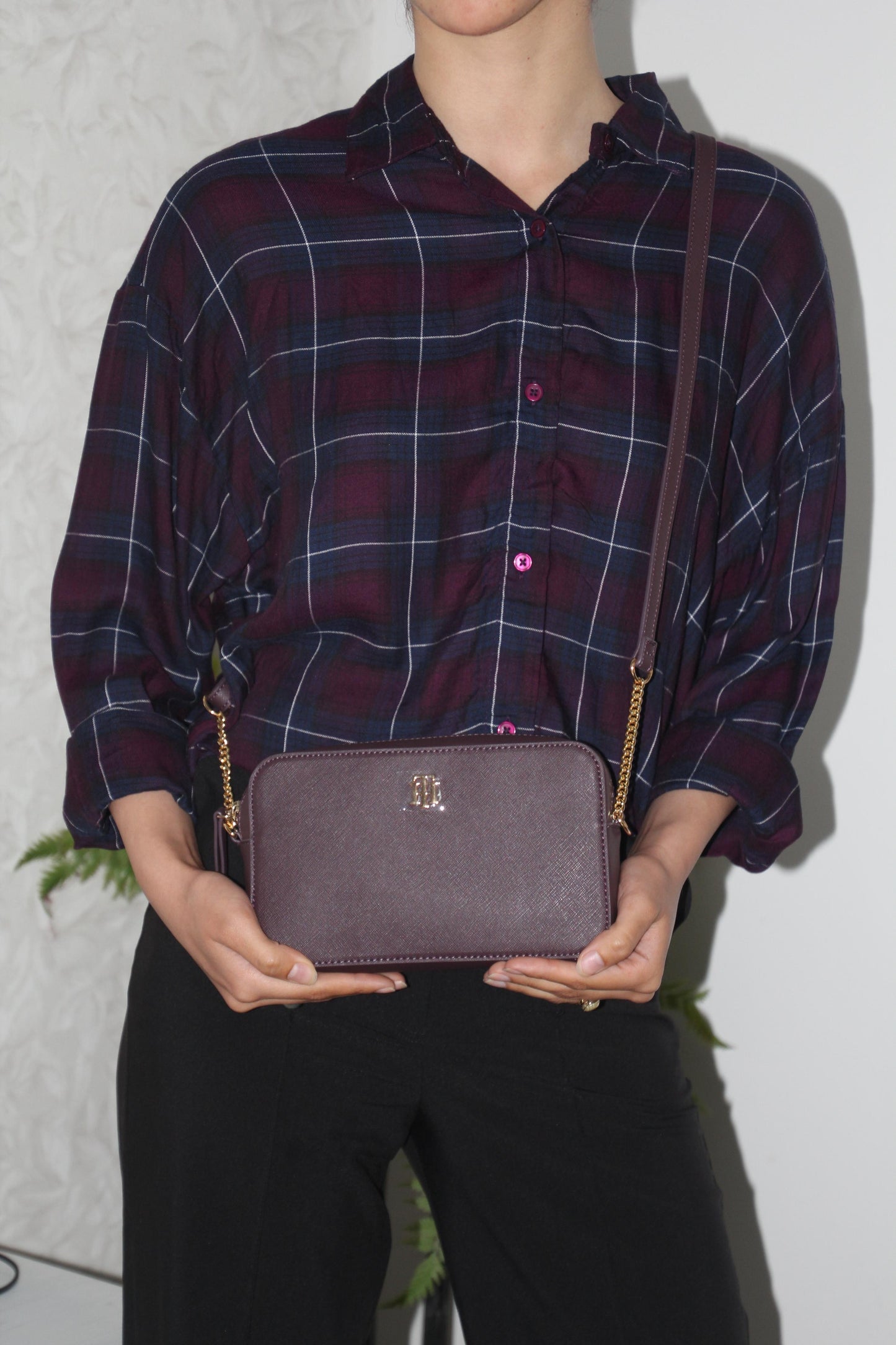 Tommy Hilfiger Camera bag burgundy
