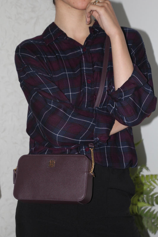 Tommy Hilfiger Camera bag burgundy