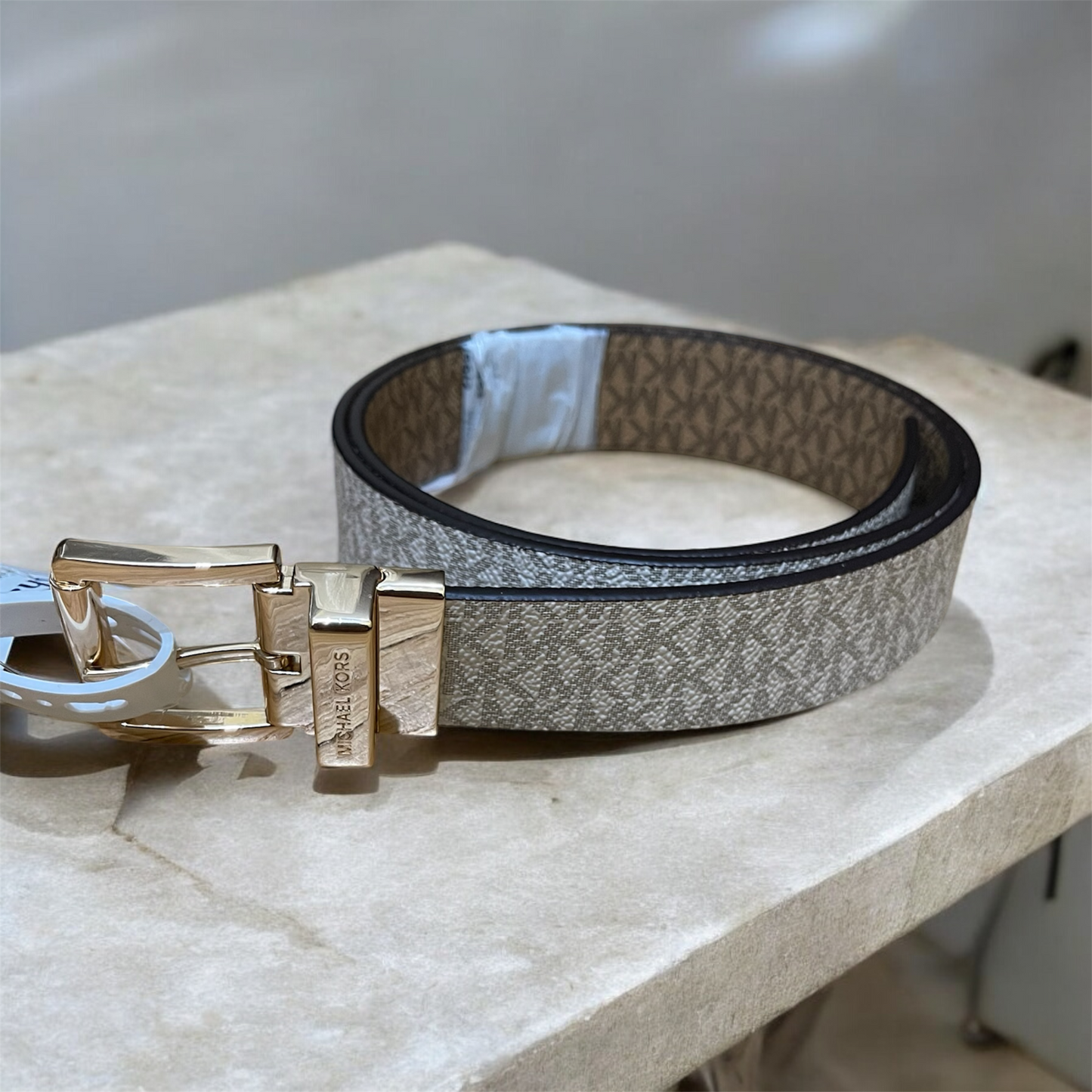 Michael Kors Reversible Monogram Belt