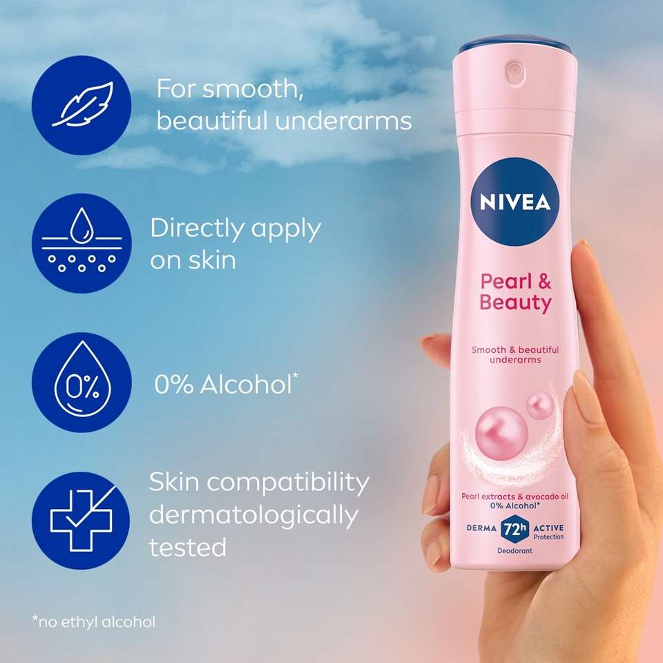 Nivea Pearl And Beauty Deodorant Spray Pack of 2*