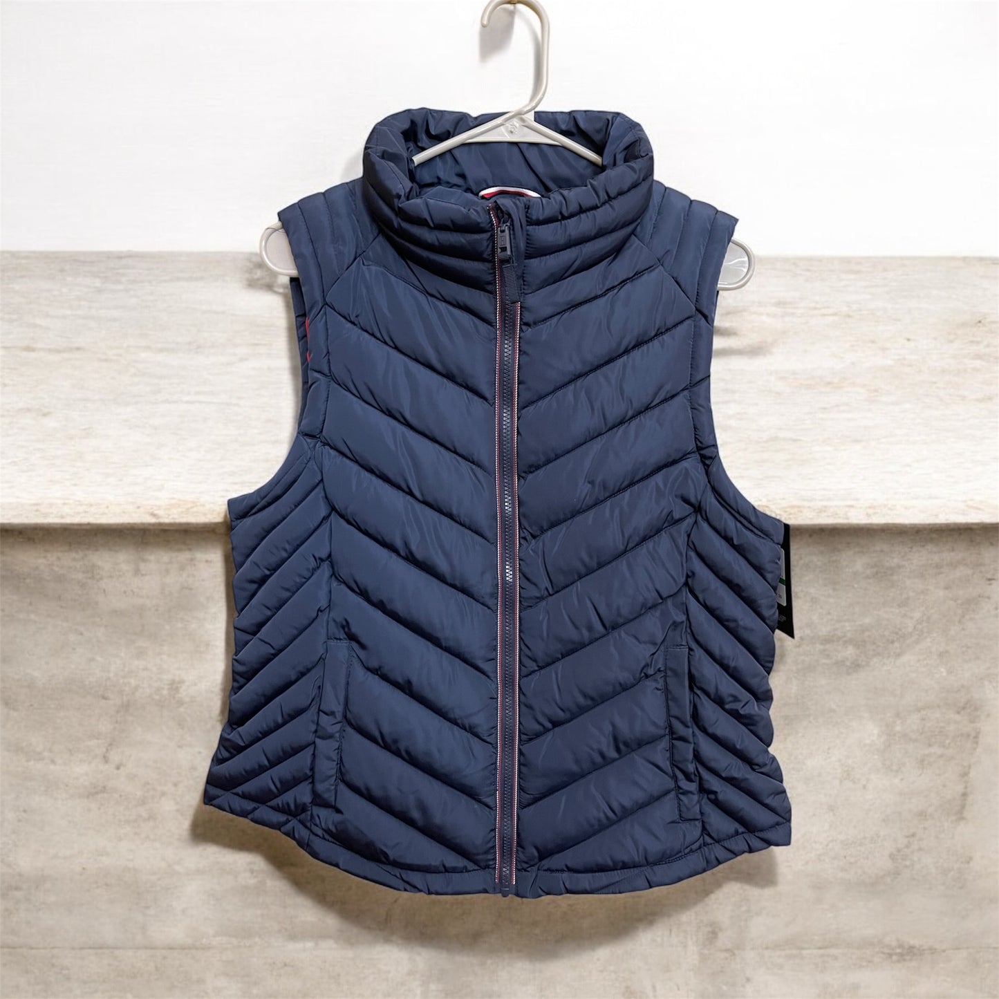 Tommy Hilfiger Women’s Puffer Vest Navy-PO