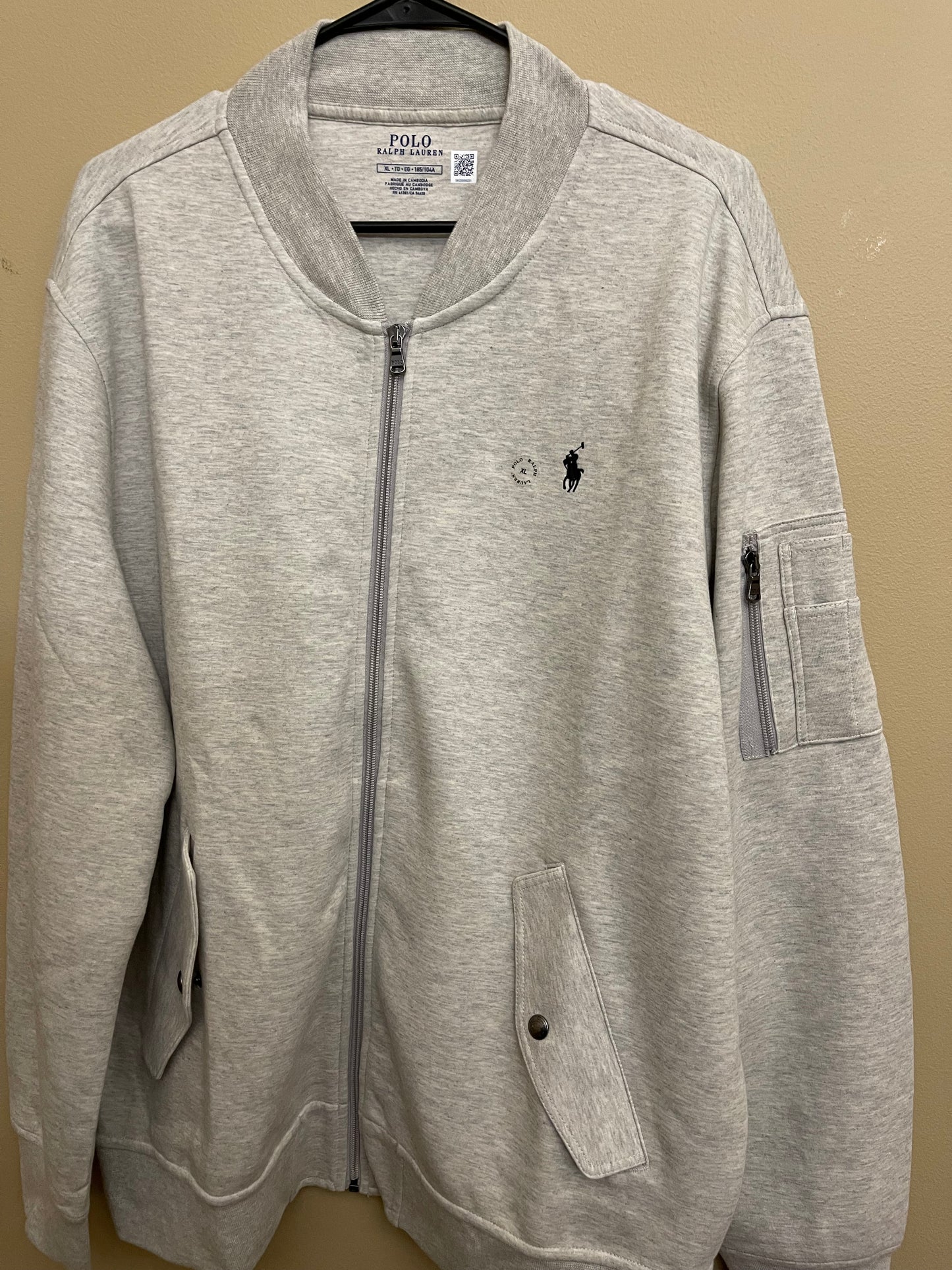 Ralph Lauren Classic Heather Zip Up-PO