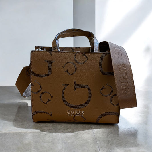 Guess Lindey Cocoa Satchel