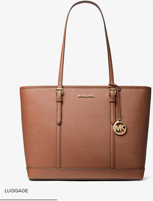 Michael Kors Jet Set Travel Large Saffiano Leather Tote Bag