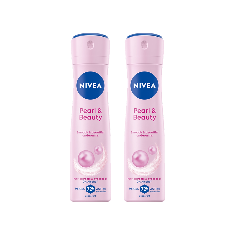 Nivea Pearl And Beauty Deodorant Spray Pack of 2*