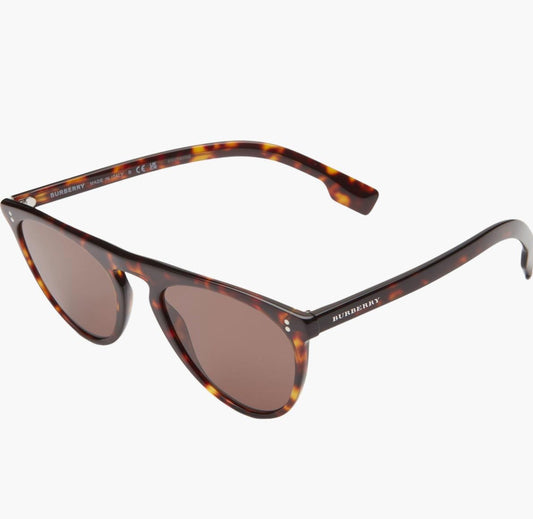 Burberry 54 mm havana brown solid sunglasses (unisex)