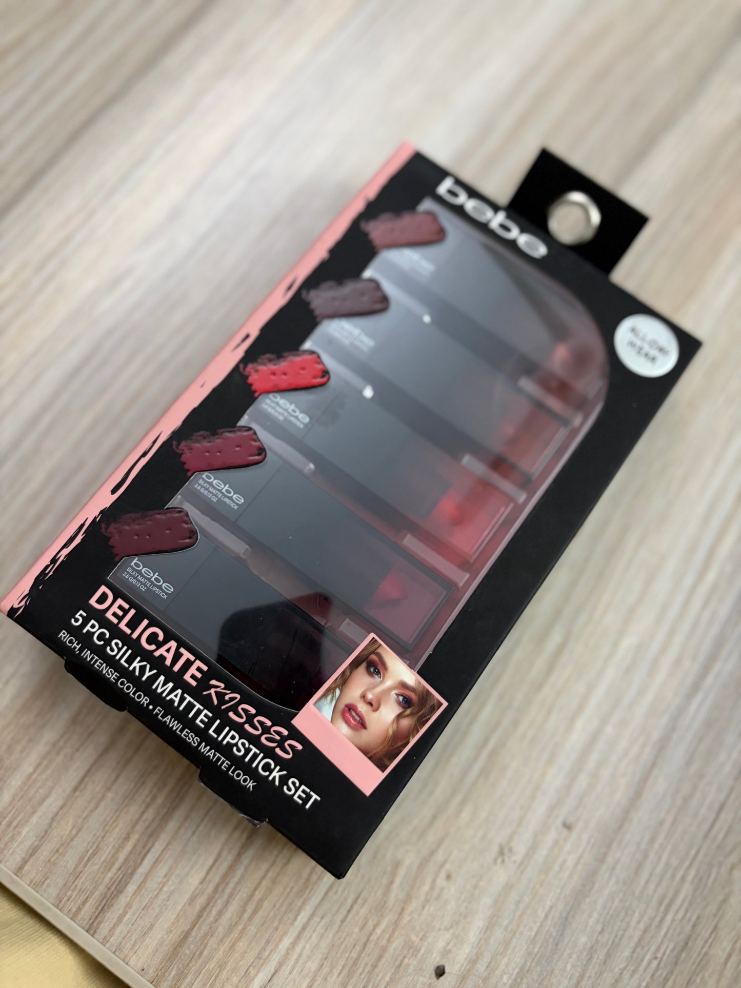 Bebe Delicate Kisses 5-piece silky matte lipstick set *