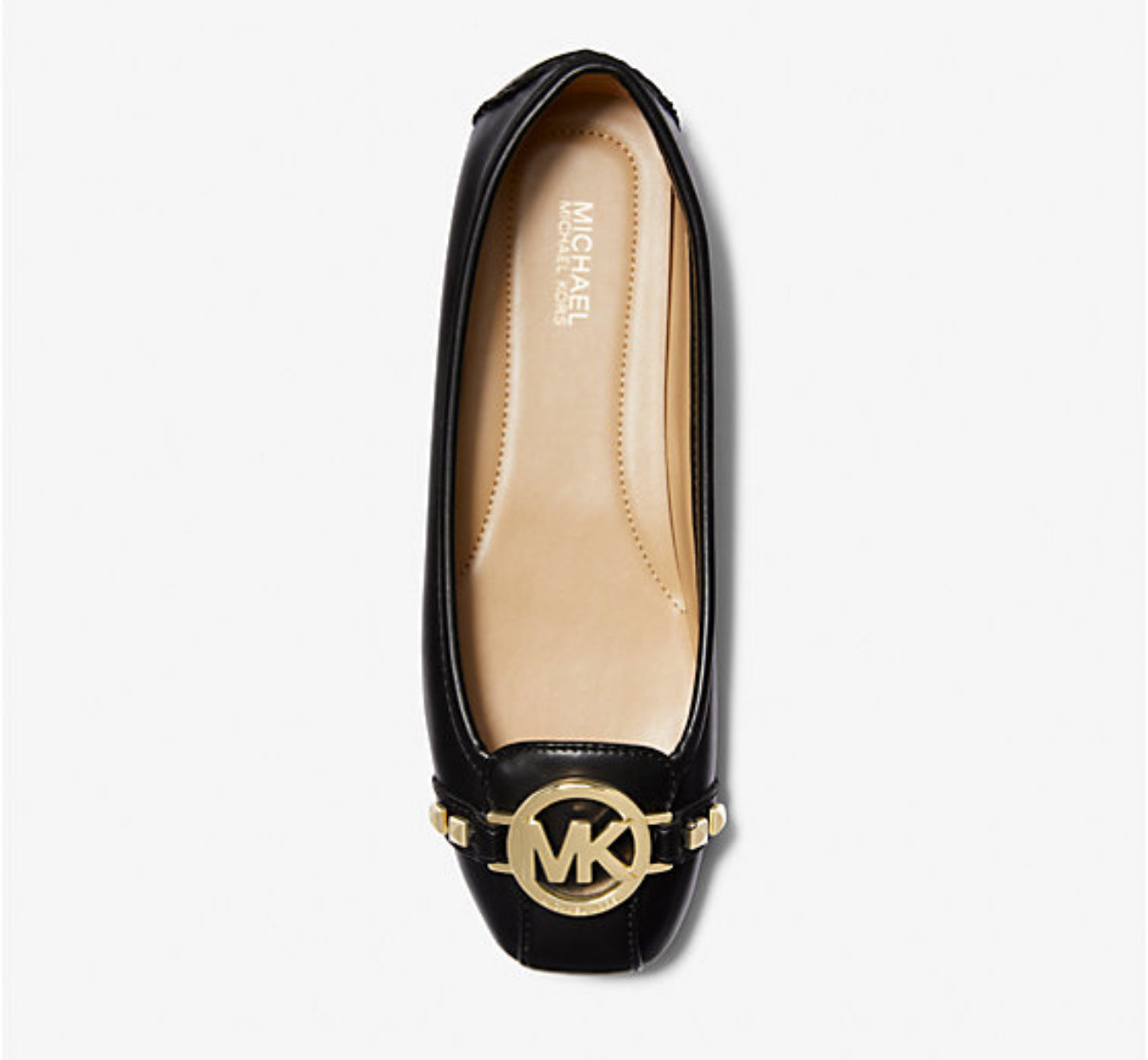 Michael Kors Studded Fulton Flats Black-PO