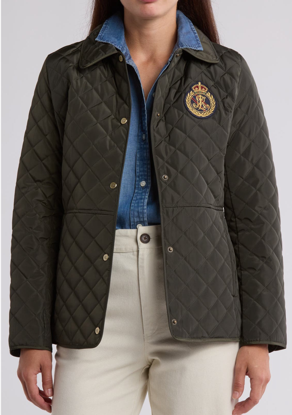 Ralph Lauren Crest Quilted Jacket-PO