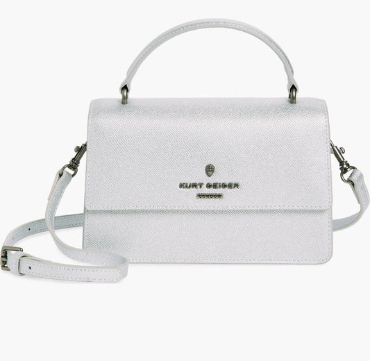 Kurt Geiger Richmond Top Handle Bag Silver