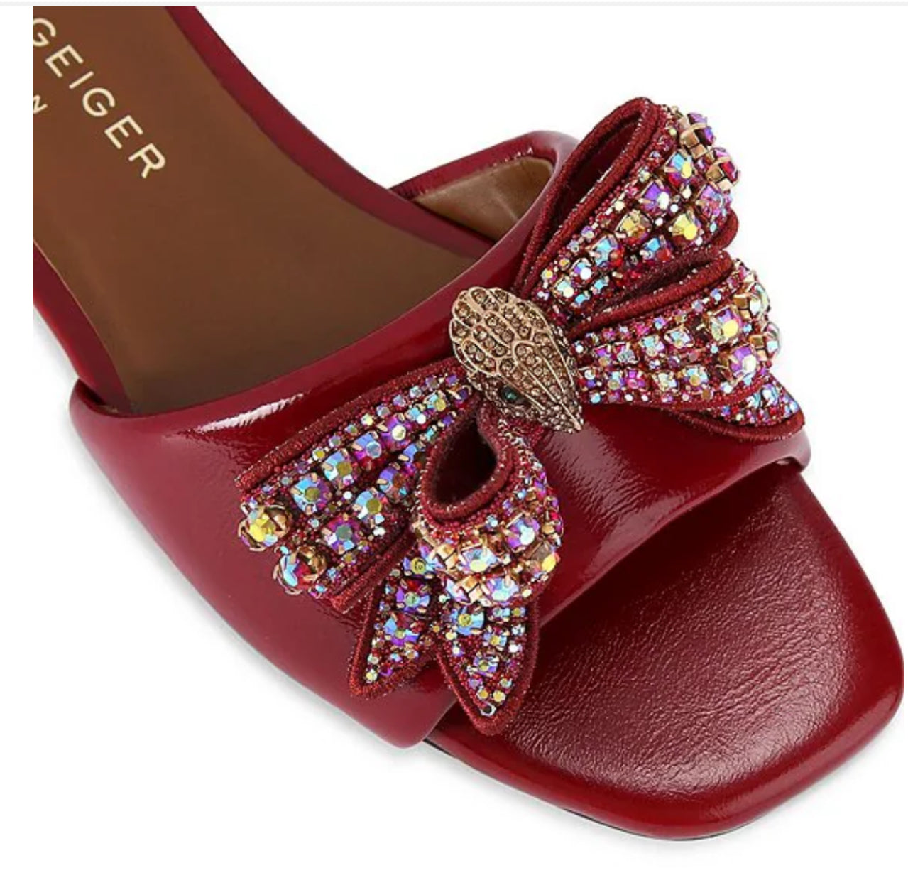 Kurt Geiger Kesington Bow Embellished Sandal-PO