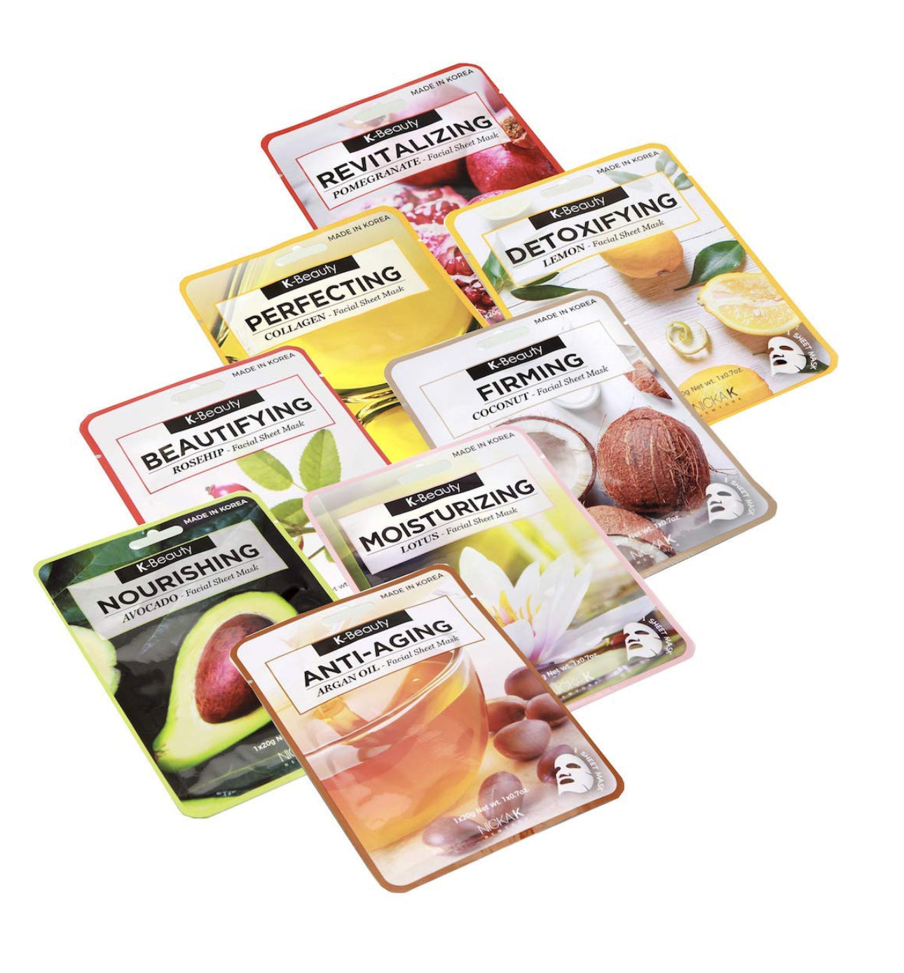 K-Beauty facial sheet mask