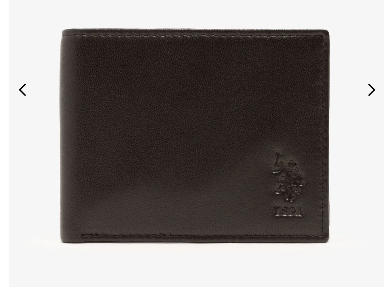 US Polo Men’s Leather Bifold Wallet