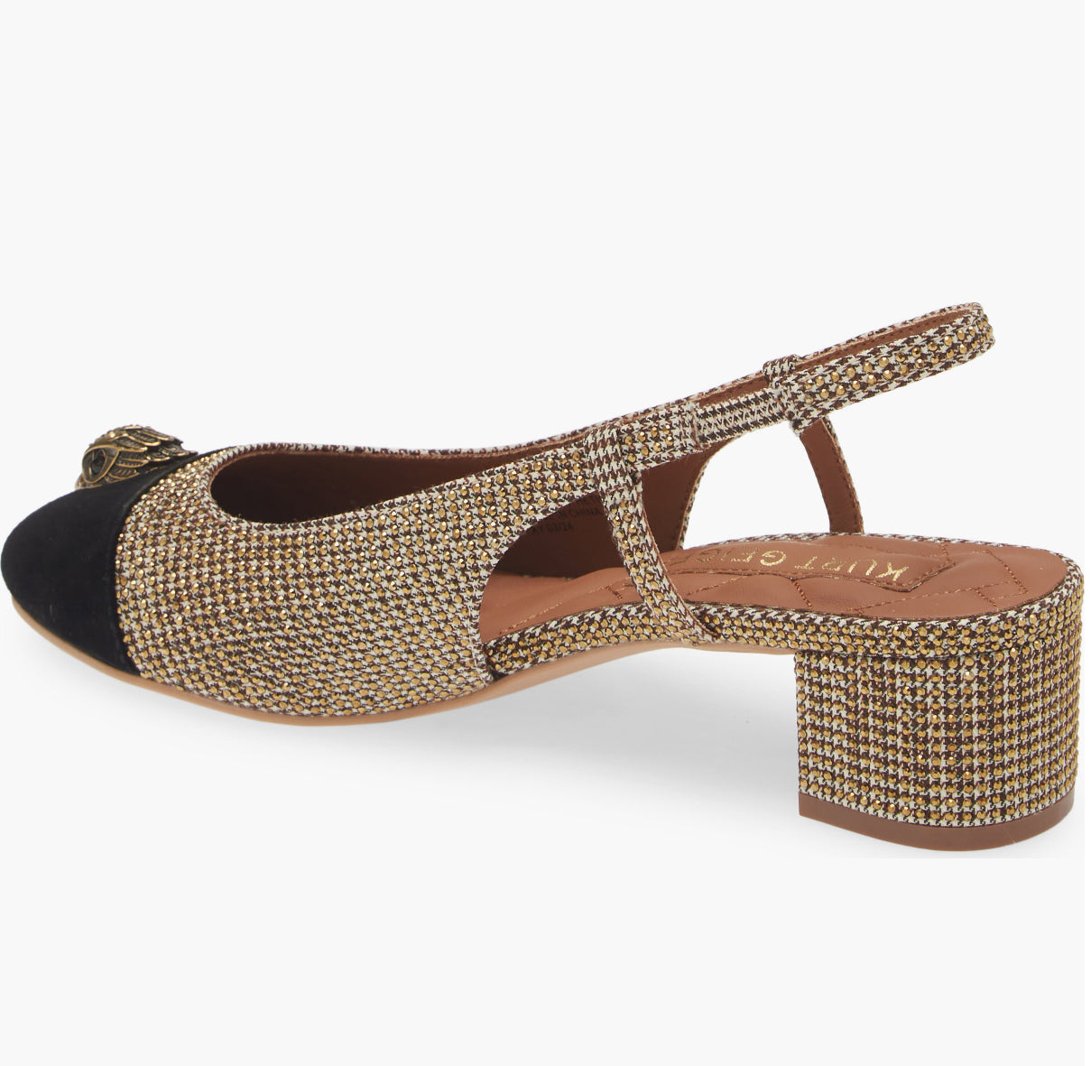 Kurt Geiger Sloane Crystal Embellished Slingblack-PO