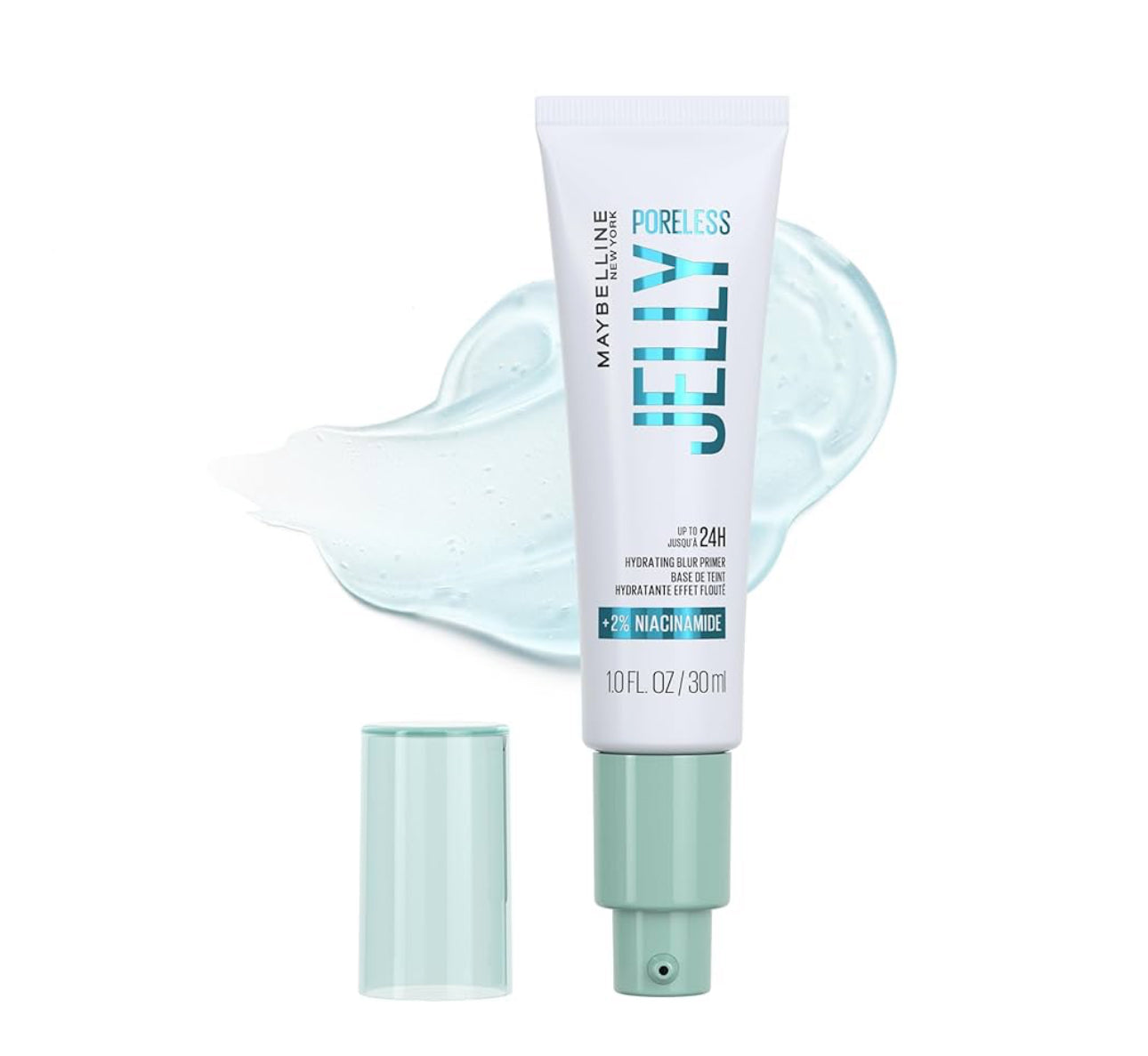 Maybelline Poreless Jelly Primer, Hydrating, Blurring Makeup Primer