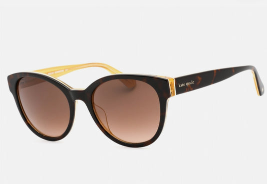 Kate Spade Nathalie HJV HA Sunglasses Havana Frame Brown Lenses-PO