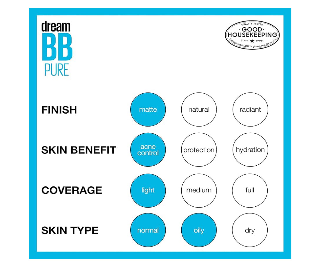 Maybelline Dream Pure Skin Clearing BB Cream