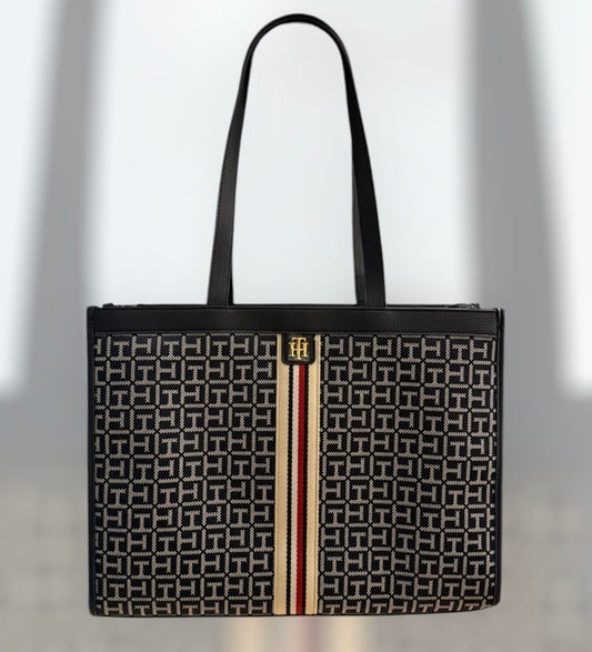 Tommy Hilfiger Margot Monogram Tote-PO