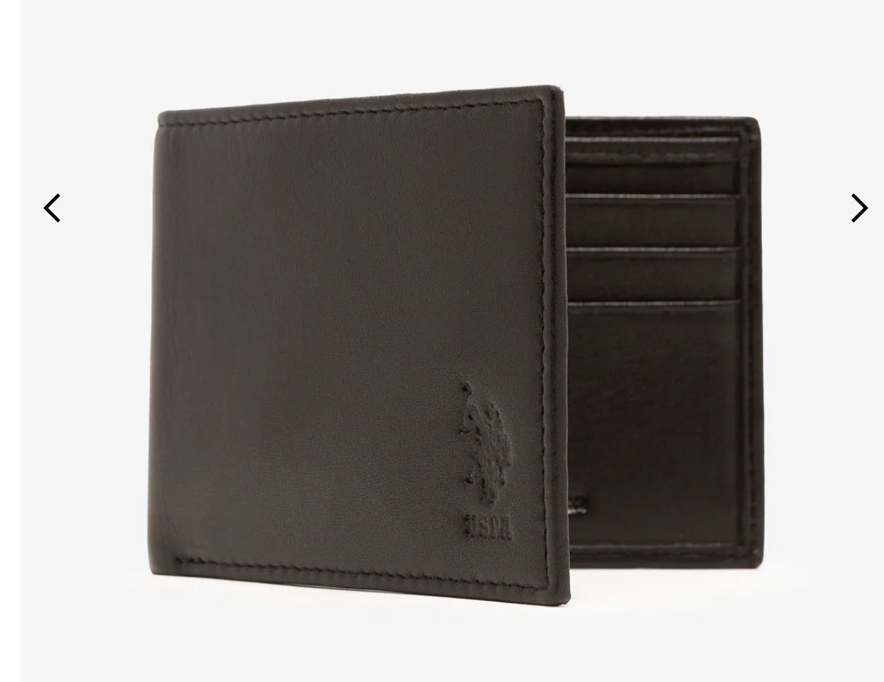 US Polo Men’s Leather Bifold Wallet
