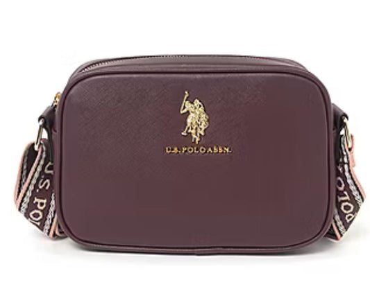 US Polo Crossbody Bag Burgundy