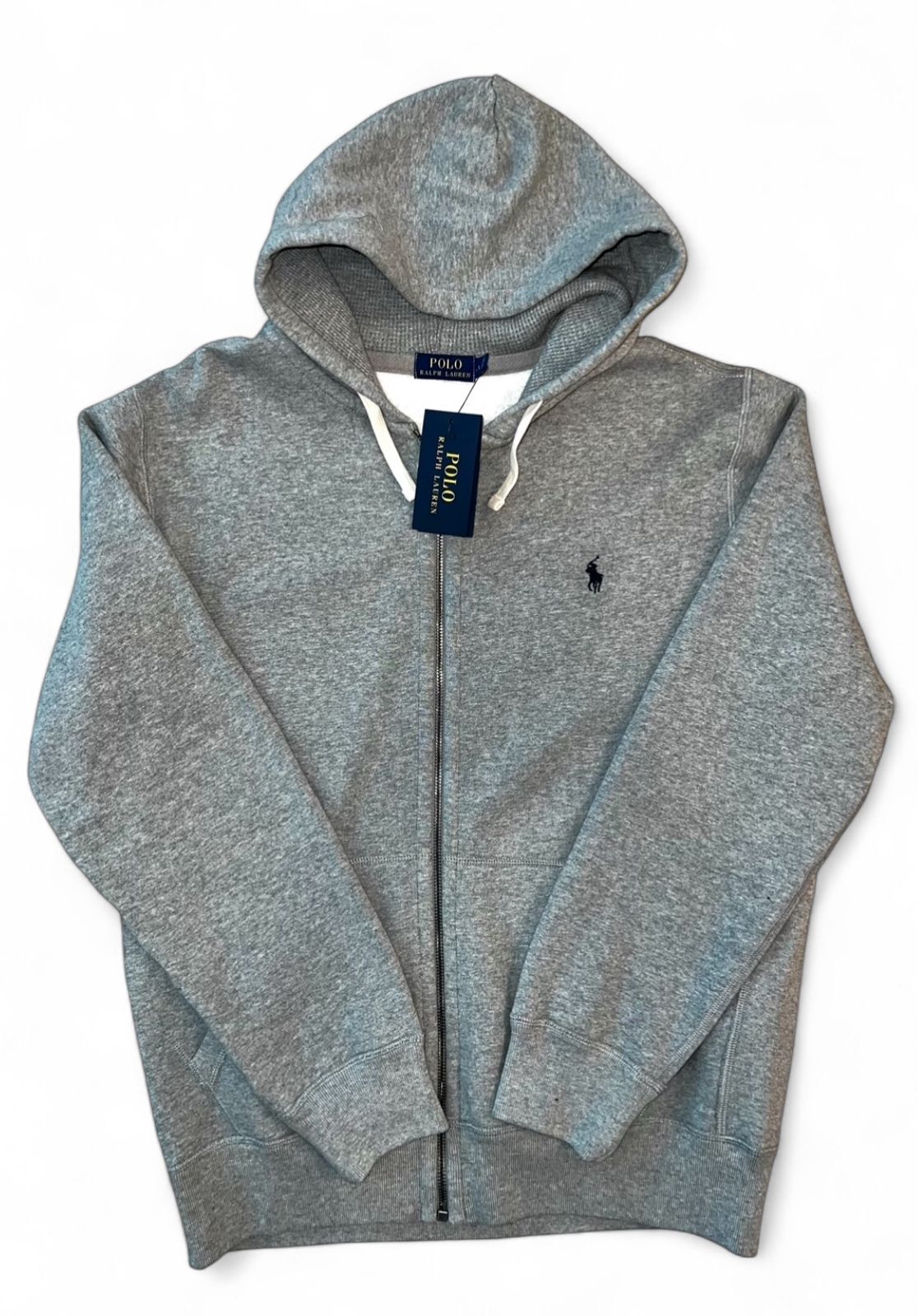 Ralph Lauren Zip-up Hoodie- Dark grey