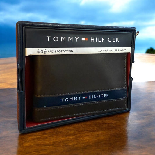 Tommy Hilfiger Brown Bifold Wallet