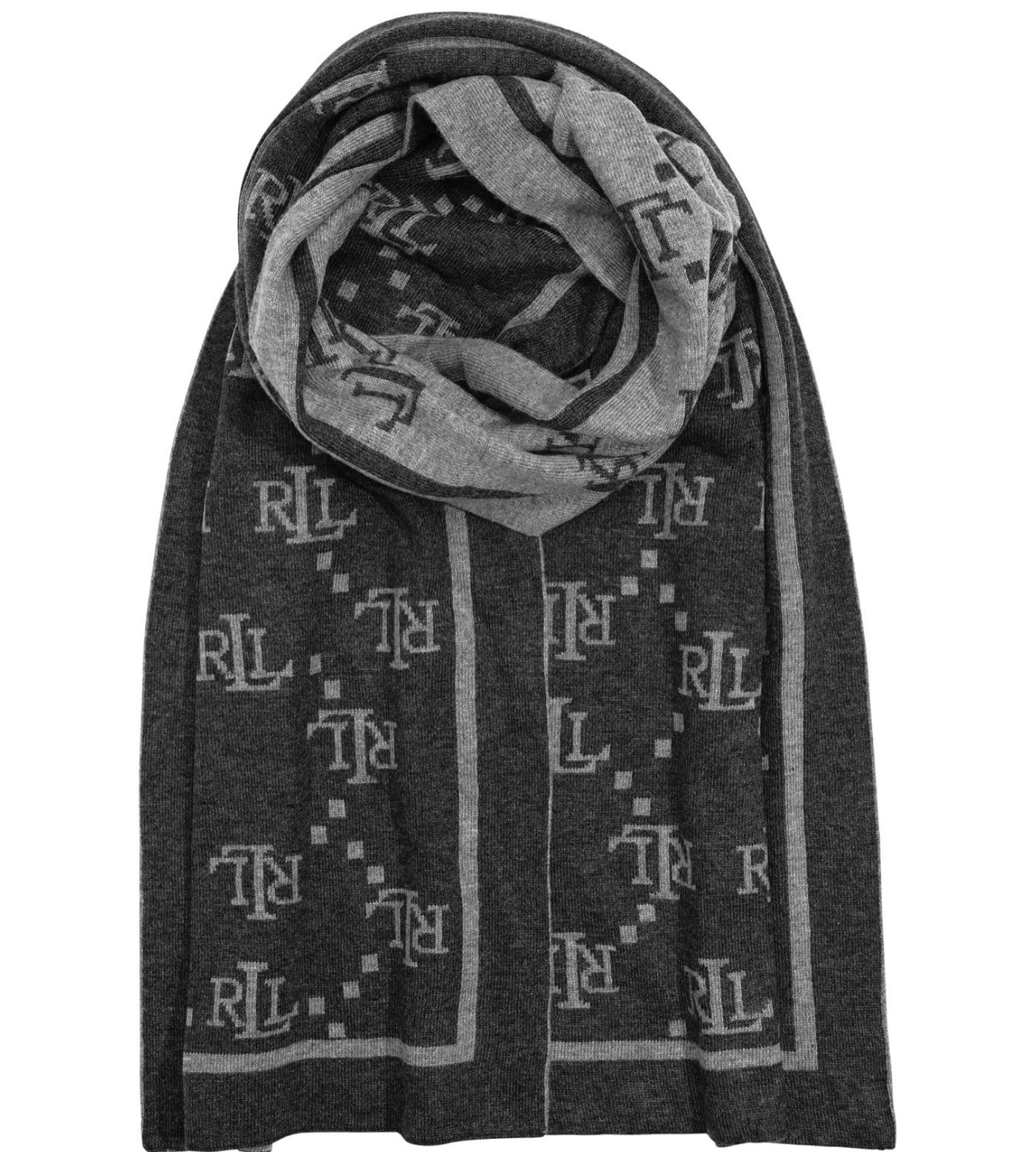 Ralph Lauren Logo Knit Scarf