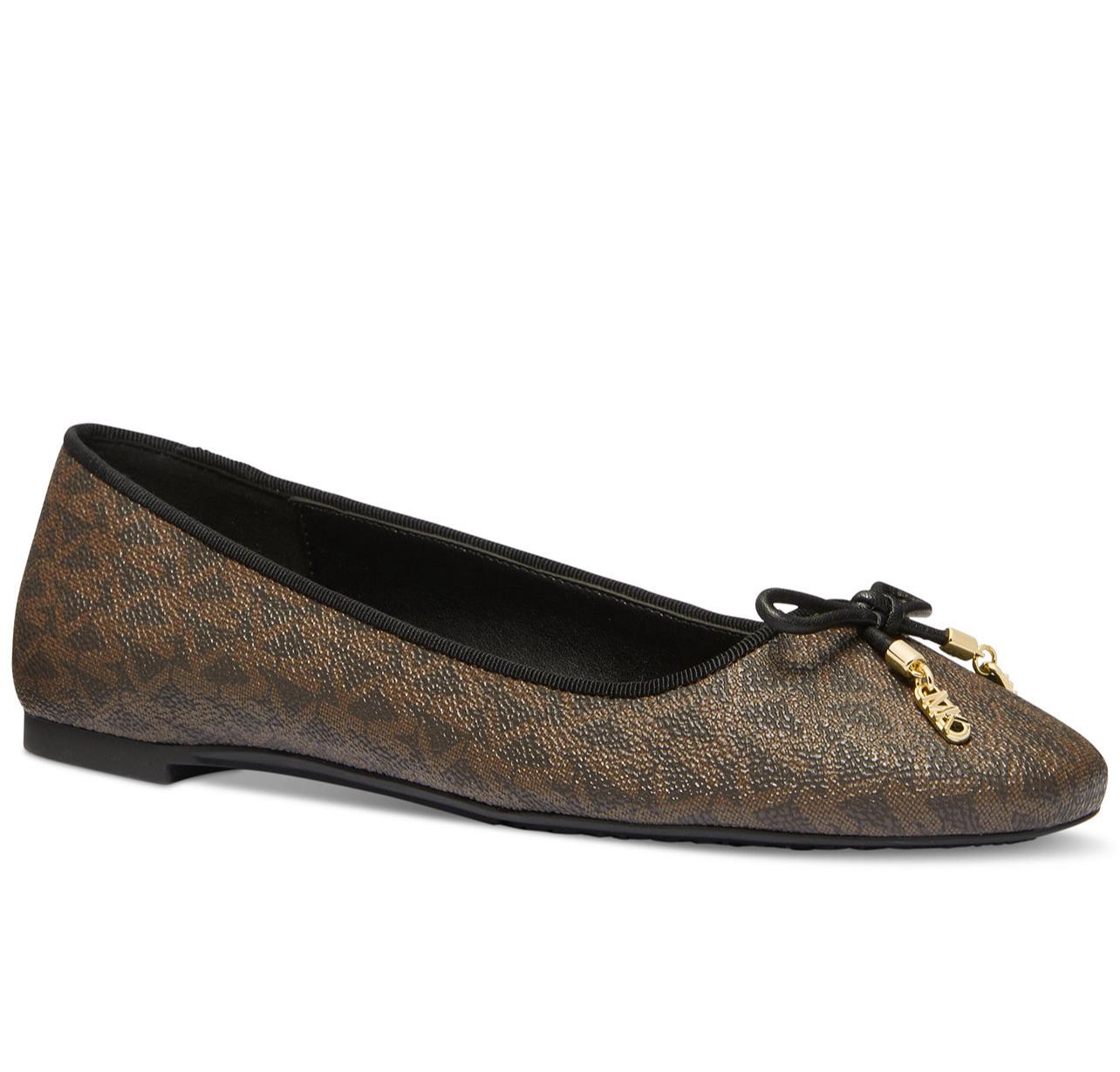 Michael Kors Nori Round Toe Slip-On Ballet Flats